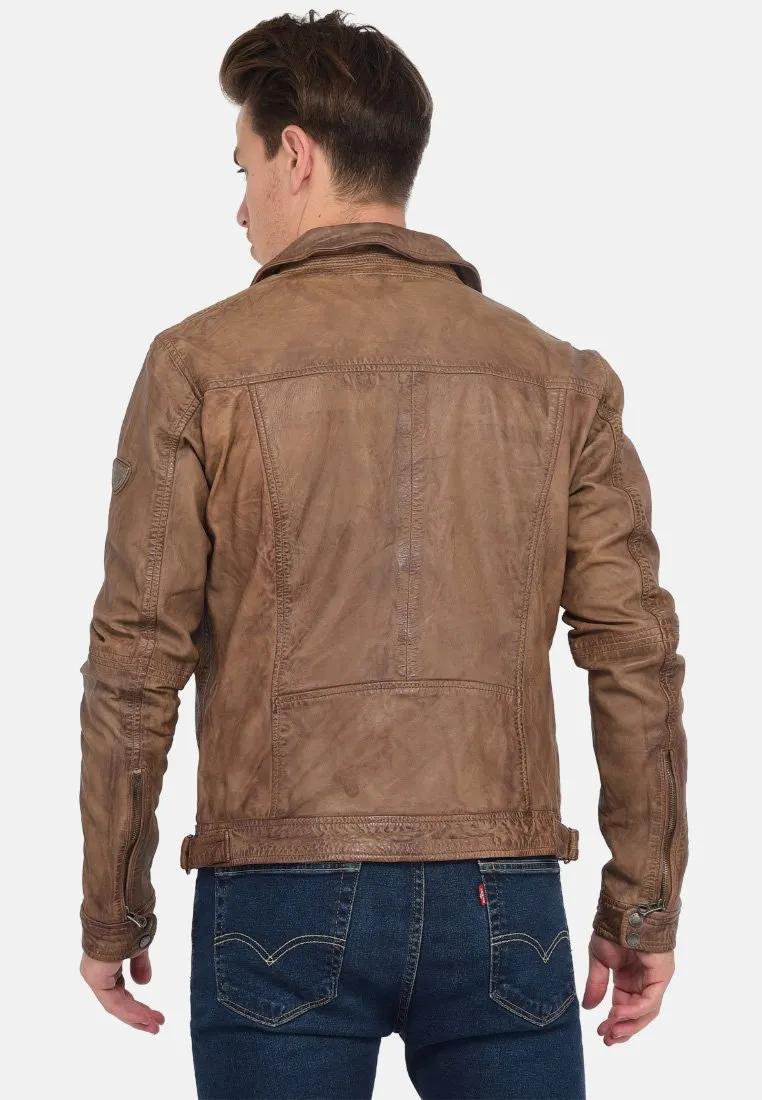 BODDY VINTAGE - Giacca di pelle
