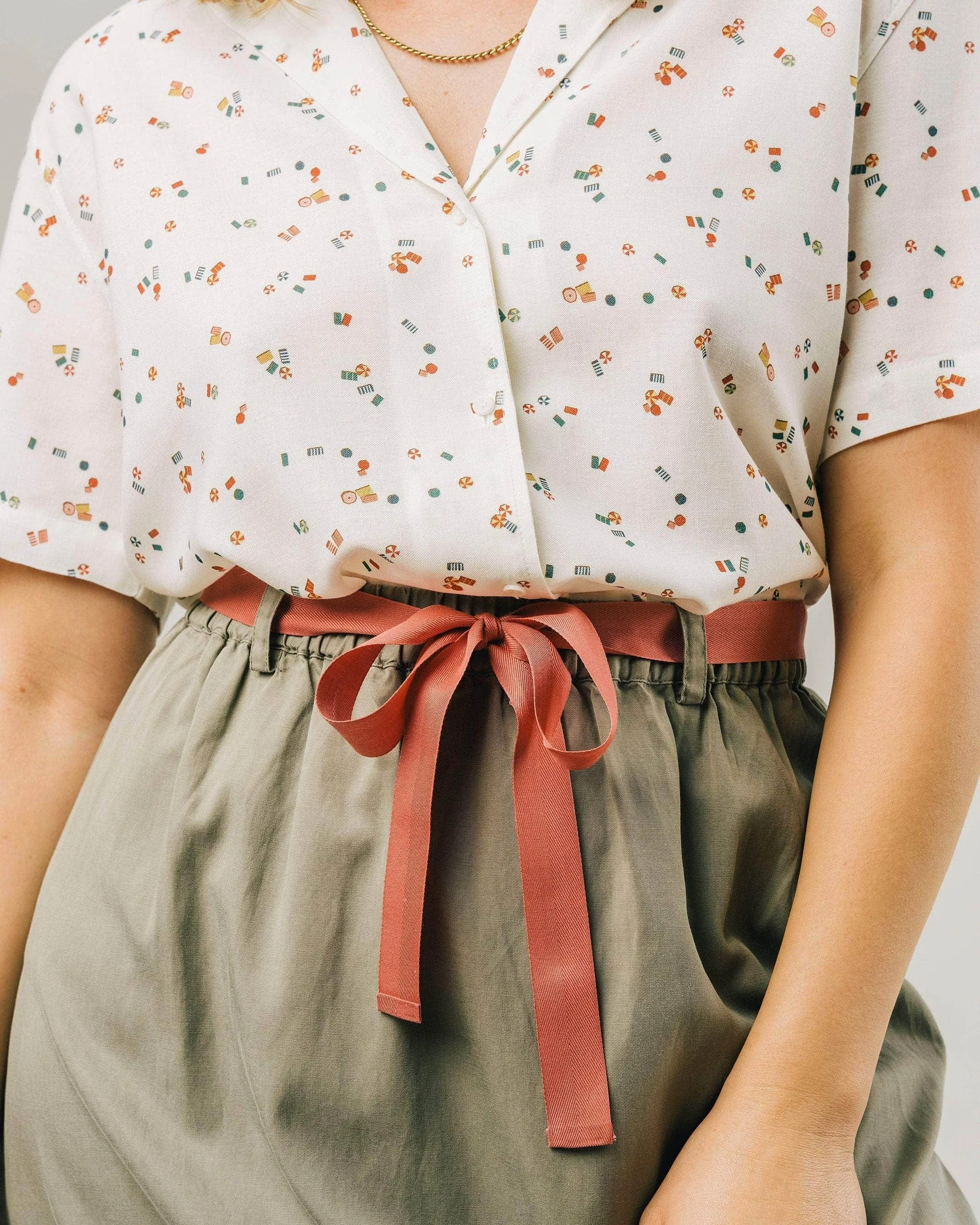 ELBA SKIRT - OLIVE