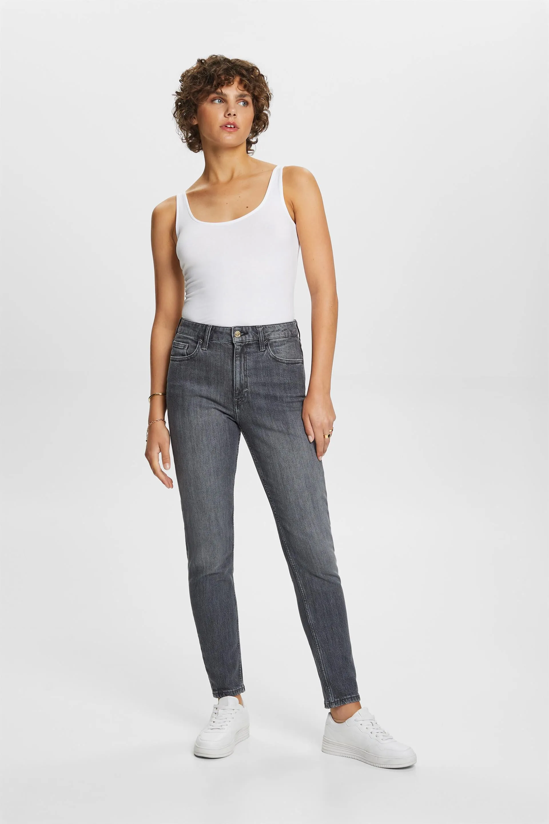 Jeans classici retrò a vita alta