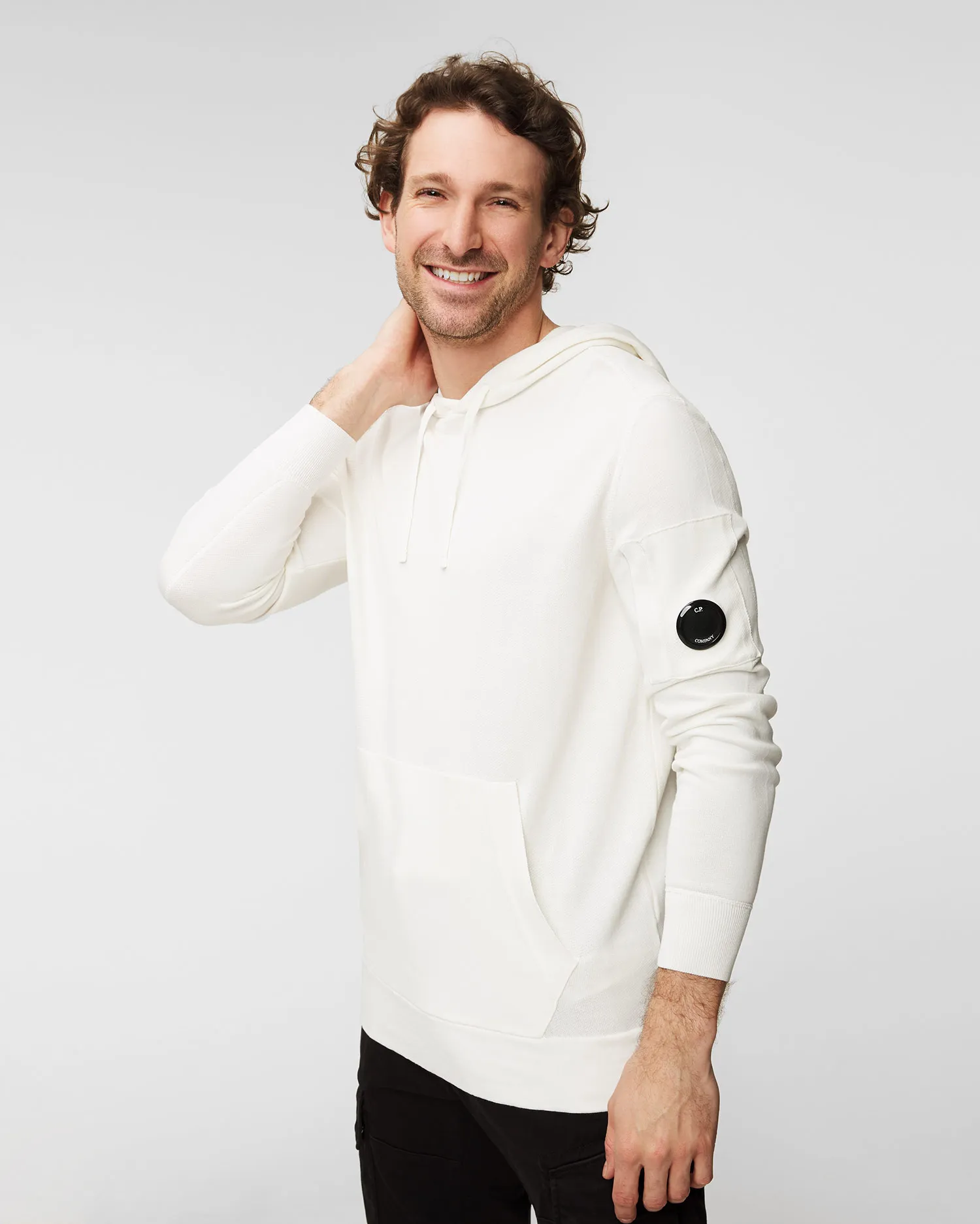 Maglione con cappuccio C.P. COMPANY 12CMKN151A006262G-103