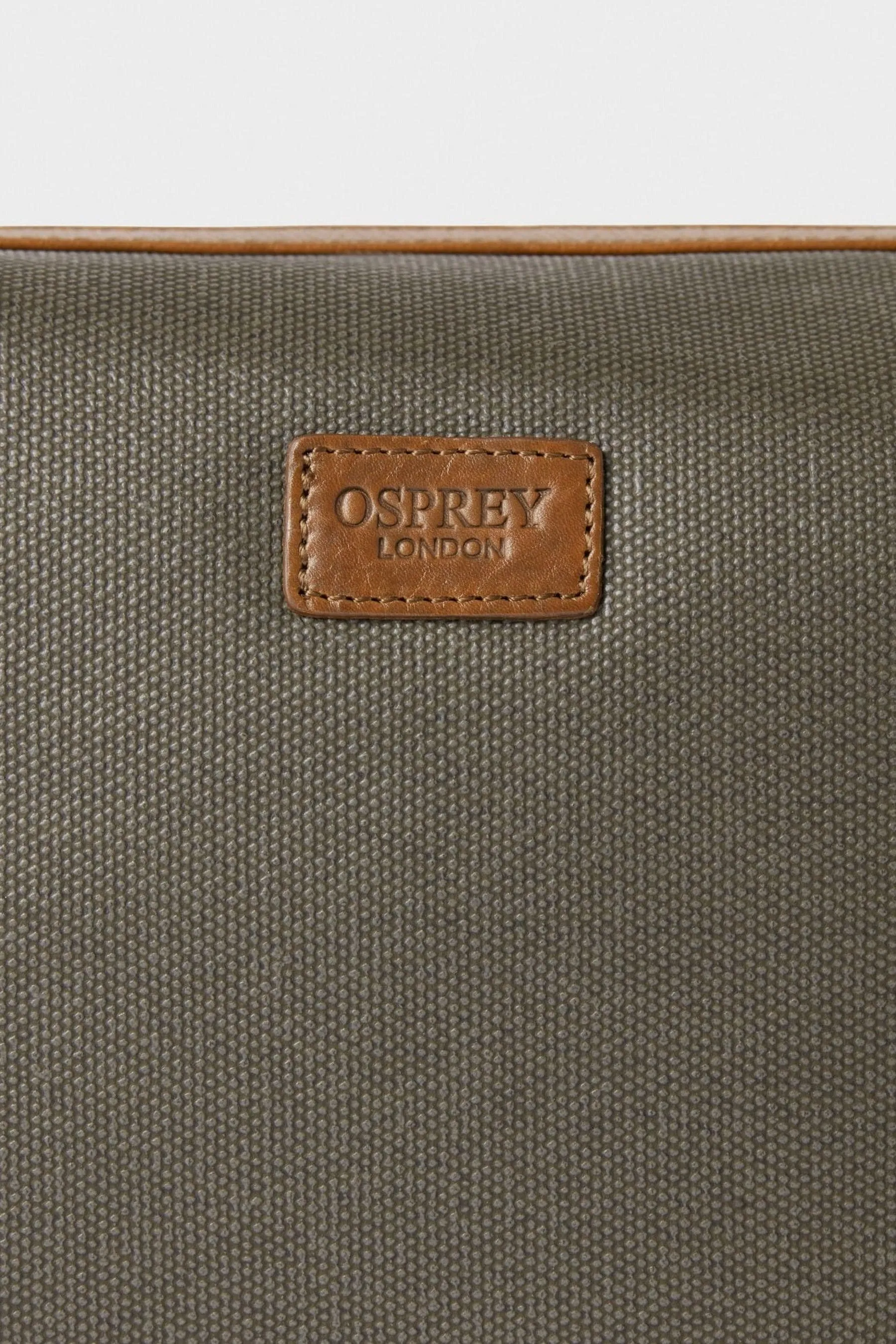 Osprey London - The Large Grantham - Trousse in tela e pelle cerata