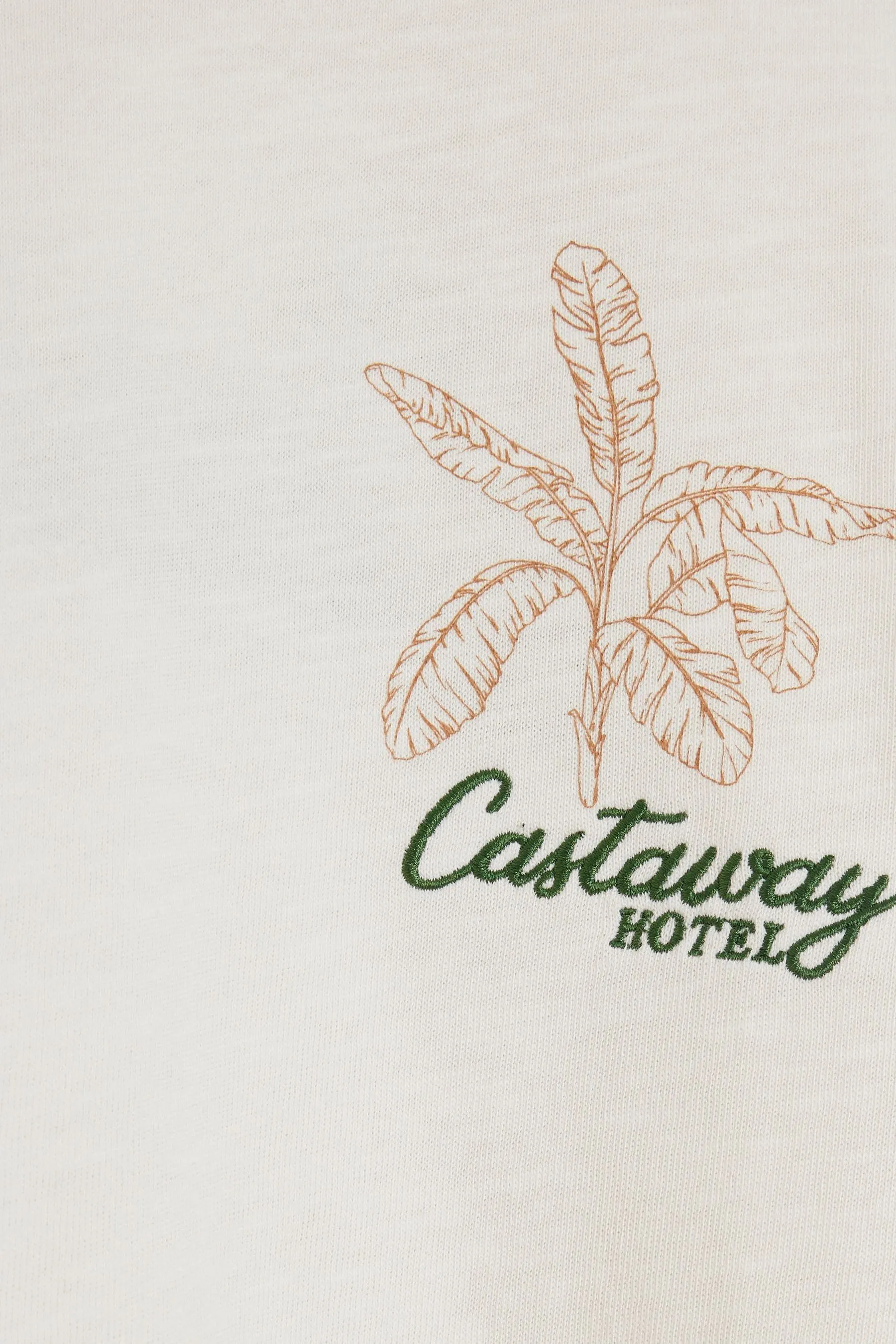 River Island regular  - Fit Maglietta con grafica Castaway    