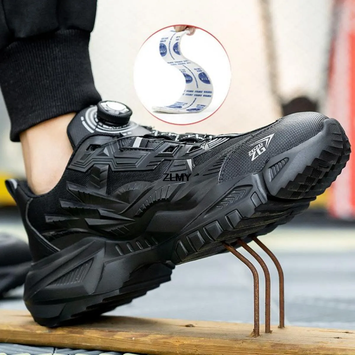 Stivale antinfortunistico da lavoro Scarpe da ginnastica da lavoro antiforatura Scarpe antinfortunistiche da uomo Scarpe antinfo